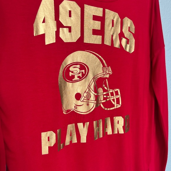 Victoria’s Secret San Francisco 49ers Play Hard Love Pink Size Small - Picture 2 of 8